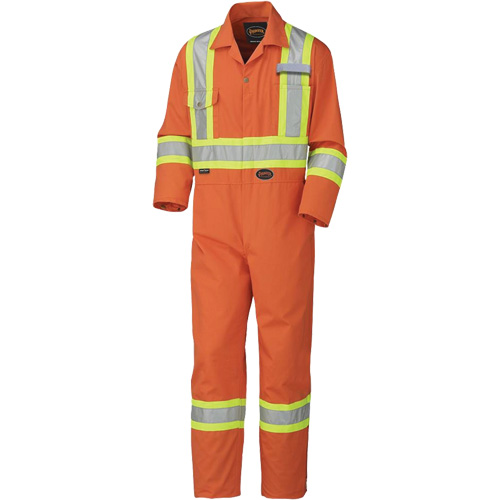5513T Combinaison pour lavage industriel, 40 (grand taille), Orange haute visibilit&eacute; Nuna Depot Inc.