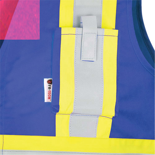 7730 FR-Tech&reg; Flame-Resistant Arc Safety Vest, Small, Royal Blue, 10 cal/cm² Nuna Depot Inc.