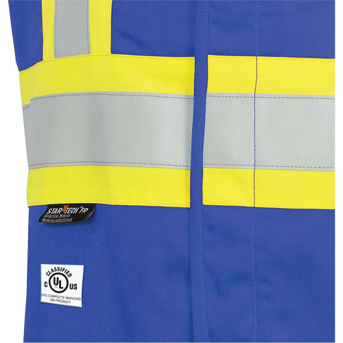 7730 FR-Tech&reg; Flame-Resistant Arc Safety Vest, Small, Royal Blue, 10 cal/cm² Nuna Depot Inc.