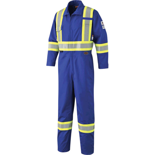 7704 Combinaison &agrave; haute visibilit&eacute; FR-Tech, Taille 42, Bleu royal, 10 cal/cm²/9,7 cal/cm² Nuna Depot Inc.