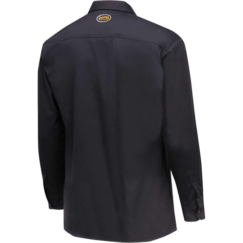 7742 FR-Tech&reg; Flame-Resistant Safety Shirt, Small, Navy Blue Nuna Depot Inc.