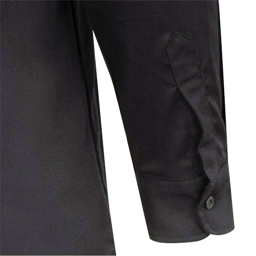 7742 FR-Tech&reg; Flame-Resistant Safety Shirt, Small, Navy Blue Nuna Depot Inc.