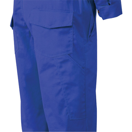 7706T Combinaison ignifuge FR-Tech avec fermetures &agrave; glissi&egrave;re aux jambes, Taille 40 (grand taille), Bleu royal, 9,7 cal/cm² Nuna Depot Inc.