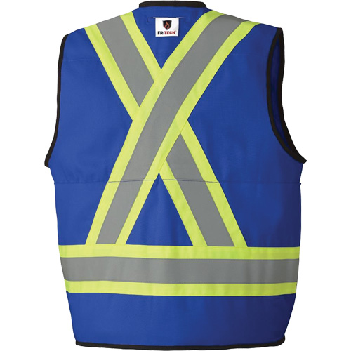 7733 FR-Tech&reg; Flame-Resistant Arc Surveyor's Vest, Small, Royal Blue, 9.7 cal/cm² Nuna Depot Inc.