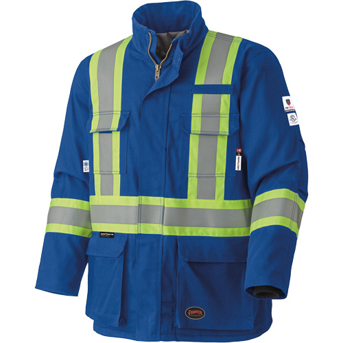 5523 Manteau de s&eacute;curit&eacute; ignifuge, Petit, Bleu royal, 58 cal/cm² Nuna Depot Inc.