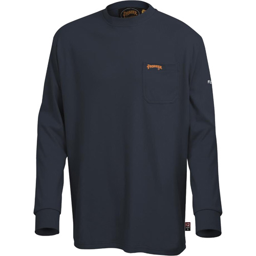 333 Flame-Resistant Long-Sleeved Shirt, Small, Navy Blue Nuna Depot Inc.