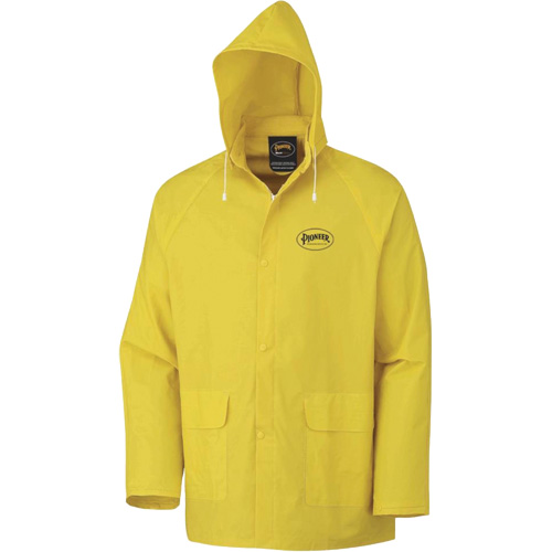 577J Rain Jacket, Polyester/PVC, Small, Yellow Nuna Depot Inc.