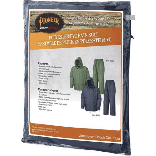 583 V&ecirc;tements imperm&eacute;ables, Polyester/PVC, Petit, Vert Nuna Depot Inc.