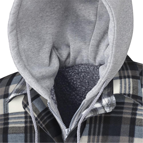 415BG Quilted Hooded Shirt, Men's, X-Small, Multi-Colour Nuna Depot Inc.