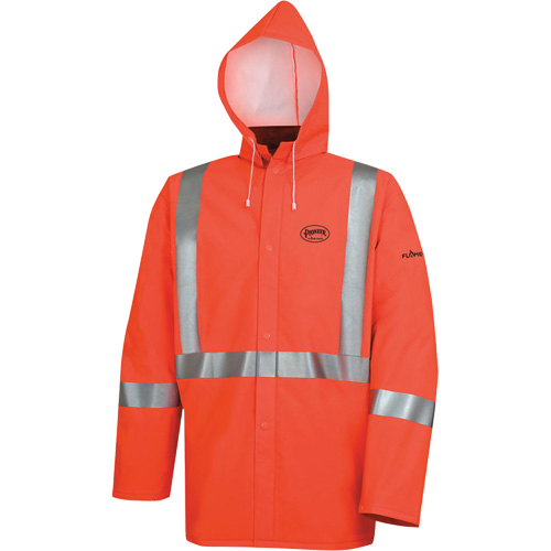 576J Veste de pluie ignifuge haute visibilit&eacute;, Petit, Orange haute visibilit&eacute; Nuna Depot Inc.