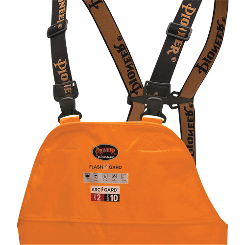 5882 FR/Arc-Rated Waterproof Safety Bib Pants, X-Small, High Visibility Orange Nuna Depot Inc.