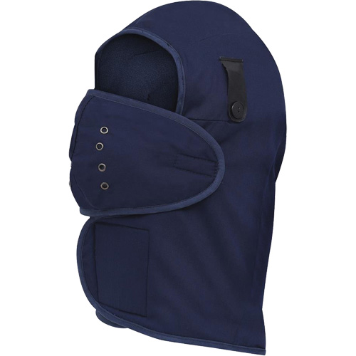 565N Long-Necked Hardhat Liner, Fleece Lining, One Size, Navy Blue Nuna Depot Inc.