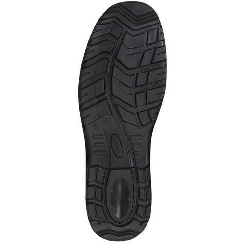 1027 Bottes de travail 8" noires, Cuir, Embout Acier, Taille 10 Nuna Depot Inc.