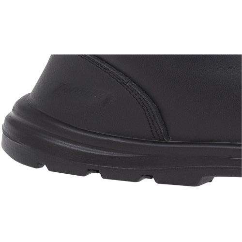 1027 Bottes de travail 8" noires, Cuir, Embout Acier, Taille 10 Nuna Depot Inc.