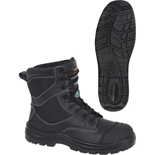 1050 Bottes de s&eacute;curit&eacute; composites noires, Cuir, Taille 14, Imperm&eacute;able Nuna Depot Inc.
