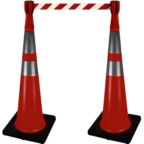 2308 Traffic Cone Topper with 10' Barricade Tape Nuna Depot Inc.