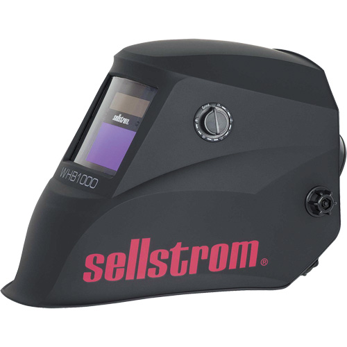 WHB1000 Advantage Series ADF Welding Helmet, 3.54" L x 1.57" W View Area, Black/Red Nuna Depot Inc.