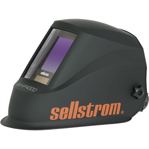 WHP4000 Casque de soudage ADF de la s&eacute;rie Premium avec technologie de lentilles bleues extra larges, 3,94" lo x 3,28" la Champ de vision, Noir/Orange Nuna Depot Inc.