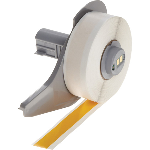 Ruban adh&eacute;sif permanent toutes saisons pour &eacute;tiquettes, Vinyle, Jaune, Largeur de 0,5" Nuna Depot Inc.