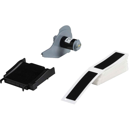 &eacute;tiquettes sur&eacute;lev&eacute;s pour panneaux, Polyester, 1" lo x 4" h, Noir Nuna Depot Inc.