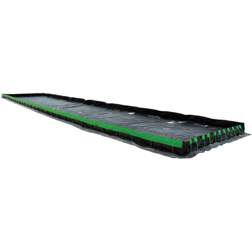 Ultimate Copolymer 2000 Ultra-Containment Berm&reg;, 179 US gal. Capacity, 4' W x 6' L x 12" H, Hinge Bracket Nuna Depot Inc.
