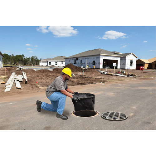 Bac de r&eacute;tention rond Ultra-Drain Guard avec orifice de trop-plein, Huile & s&eacute;diments, 22" - 25" lo x 22" - 25" la Nuna Depot Inc.