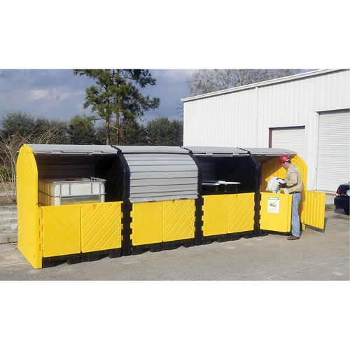 P16 Plus Ultra-Hard Top Spill Pallets sans drain, 250" lo x 79" la x 62" h, Capacit&eacute; de charge 9000 lb Nuna Depot Inc.