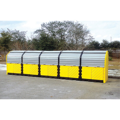 P20 Plus Ultra-Hard Top Spill Pallets&reg; without Drain, 312" L x 79" W x 62" H, 9000 lbs. Load Capacity Nuna Depot Inc.