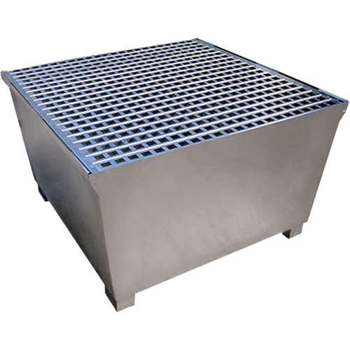Ultra-IBC Spill Pallet en acier, Capacit&eacute; de d&eacute;versement 370 gal. US, 57,6" x 34,7" x 56,9" Nuna Depot Inc.