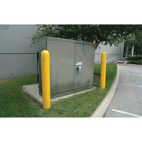 Ultra-Post Protector, 8" dia. x 52" l, Jaune Nuna Depot Inc.