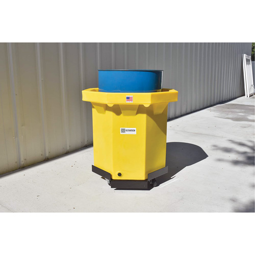 Ultra-Spill Collector &agrave; fond plat, 66 gal. US, Mobile Nuna Depot Inc.