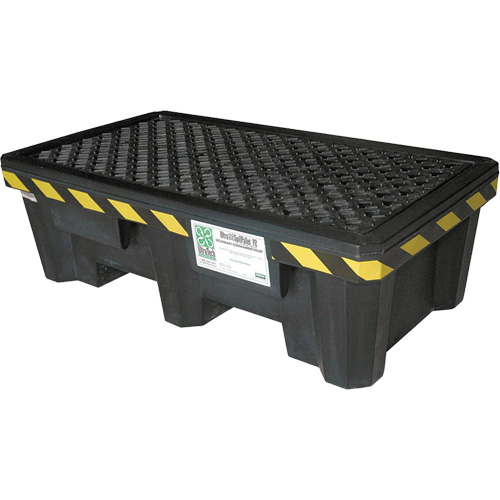 Ultra-Spill Pallet mod&egrave;le &eacute;conomique, 2 barils, Capacit&eacute; de d&eacute;versement 66 gal. US, 53" x 29" x 16,5" Nuna Depot Inc.