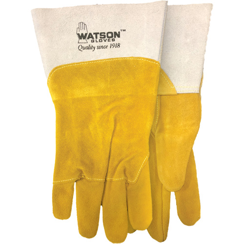 Gants de soudure robustes, Cuir fleur de ch&egrave;vre/Cuir de vache refendu, Taille Moyen Nuna Depot Inc.