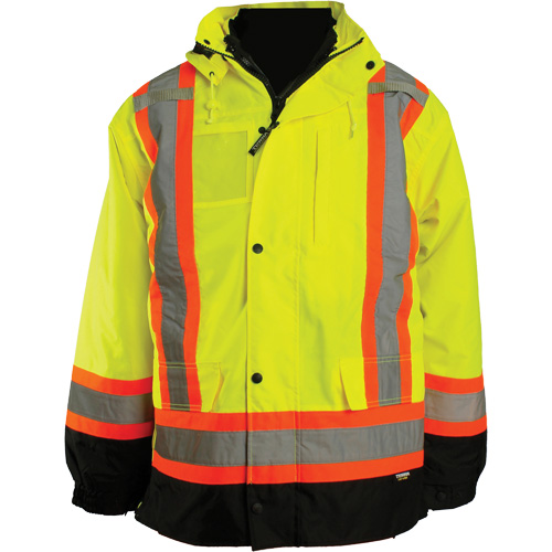7-in-1 Jacket, Polyester, High Visibility Orange, Small Nuna Depot Inc.