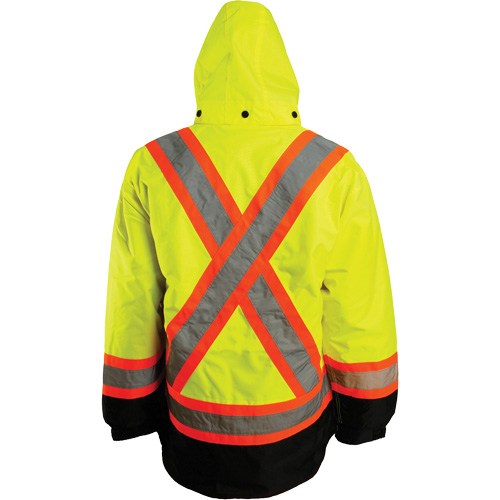 7-in-1 Jacket, Polyester, High Visibility Orange, Small Nuna Depot Inc.