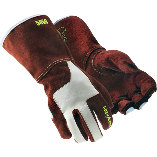 Gants de soudage HeatArmor 5050, Cuir de vache refendu, Taille Petit/7 Nuna Depot Inc.
