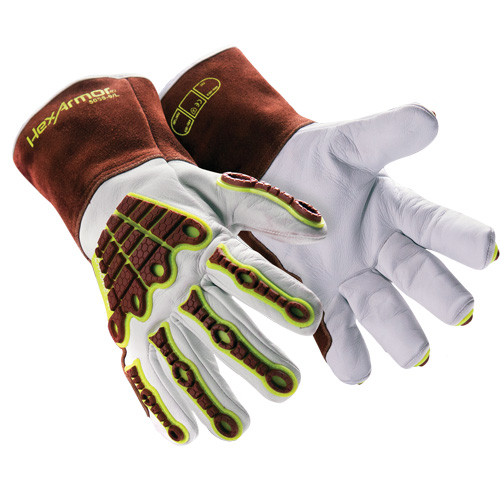 HeatArmor&reg; 5055 Welding Gloves, Grain Goatskin, Size Small/7 Nuna Depot Inc.