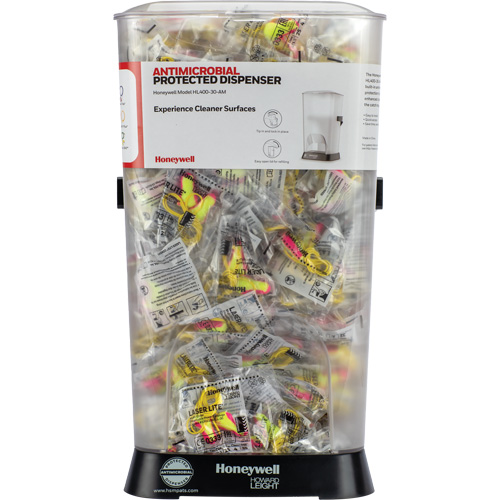 Distributeur de bouchons doreille filaires HL400 AM avec boîte de bouchons doreille LL-30 Nuna Depot Inc.