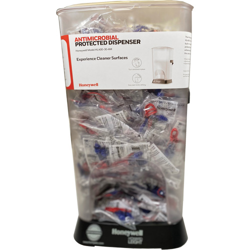 Distributeur de bouchons doreille filaires HL400 AM avec boîte de bouchons doreille AS-30R Nuna Depot Inc.