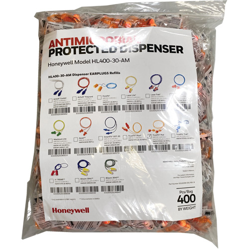 TF-30 Earplugs Refill for HL400 Dispenser, Bulk - Polybag, Corded Nuna Depot Inc.