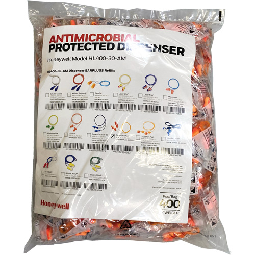 TFP-30 Earplugs Refill for HL400 Dispenser, Bulk - Polybag, Corded Nuna Depot Inc.