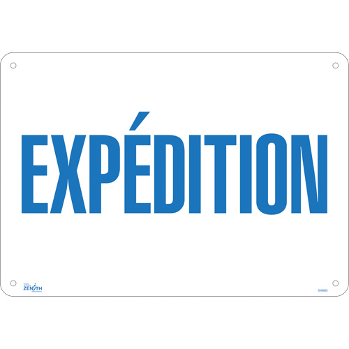 Enseigne  Exp&eacute;dition , 14" x 20", Aluminium, Français Nuna Depot Inc.
