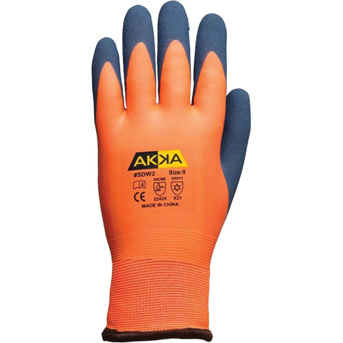 Abrasion-Resistant Work Gloves, 7/Small, Rubber Latex Coating Nuna Depot Inc.