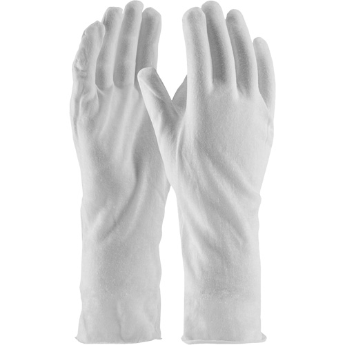 Gants d'inspection de qualit&eacute; sup&eacute;rieure CleanTeam, Coton, Poignet Non ourl&eacute;, Taille unique Nuna Depot Inc.