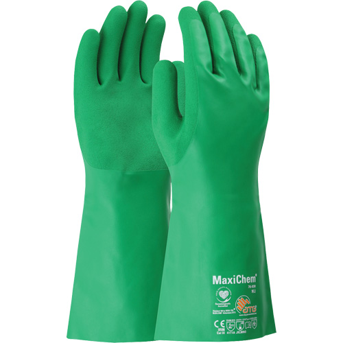 ATG MaxiChem&reg; Chemical-Resistant Gloves, Size Small, 14" L, Nitrile Nuna Depot Inc.