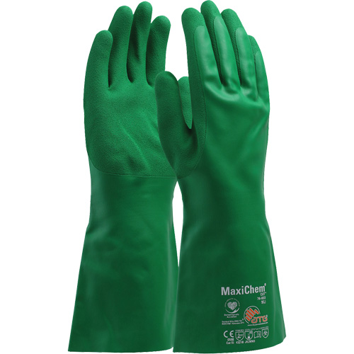 ATG MaxiChem&reg; Cut Chemical-Resistant Gloves, Size Small, 14" L, Nitrile Nuna Depot Inc.