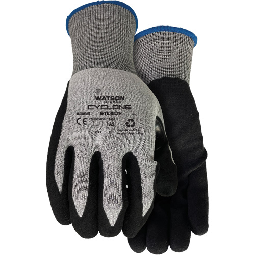 Gants r&eacute;sistant &agrave; la coupe 388 Stealth Cyclone, Taille T-petit, Calibre 18, Rev&ecirc;tement Nitrile, Enveloppe en PEHP/Polyester, ASTM ANSI niveau A2/EN 388 niveau 3 Nuna Depot Inc.