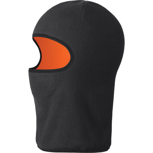 5502 Cagoule &agrave; 1 trou r&eacute;versible, Micro laine, Noir/Orange haute visibilit&eacute; Nuna Depot Inc.