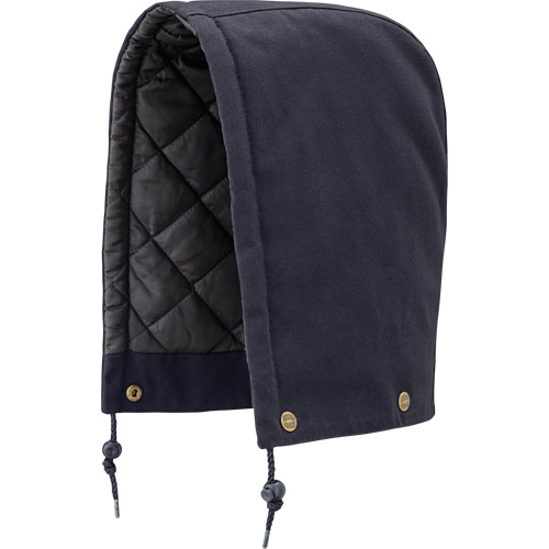 538 Capuchon pour parka, blouson aviateur ou combinaison de s&eacute;curit&eacute; matelass&eacute;e, Bleu marin, Coton Nuna Depot Inc.