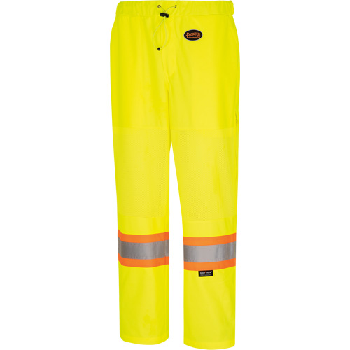 5999PW Pantalon de s&eacute;curit&eacute; routi&egrave;re pour femmes, Polyester, T-petit, Jaune lime haute visibilit&eacute; Nuna Depot Inc.